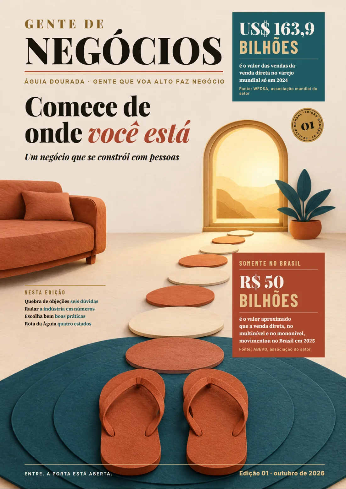 Gente de Negócios, Edição 01 · outubro de 2026: capa